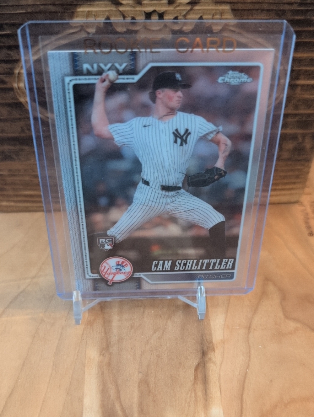 2026 Topps Chrome Cam Schlittler Rookie Card Yankees